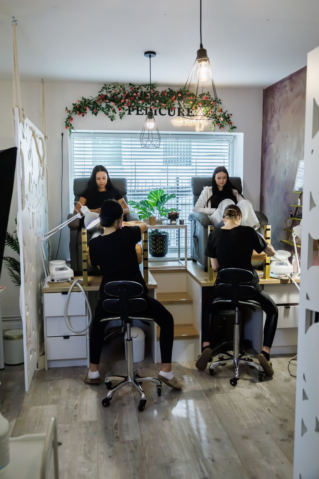 Kącik pedicure w Studio Ametyst